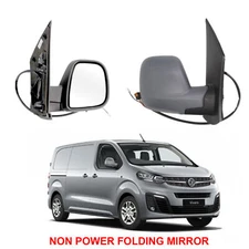 Fits Toyota Proace Verso 2016-2024 Complete Wing Mirror Unit Electric Left Side.