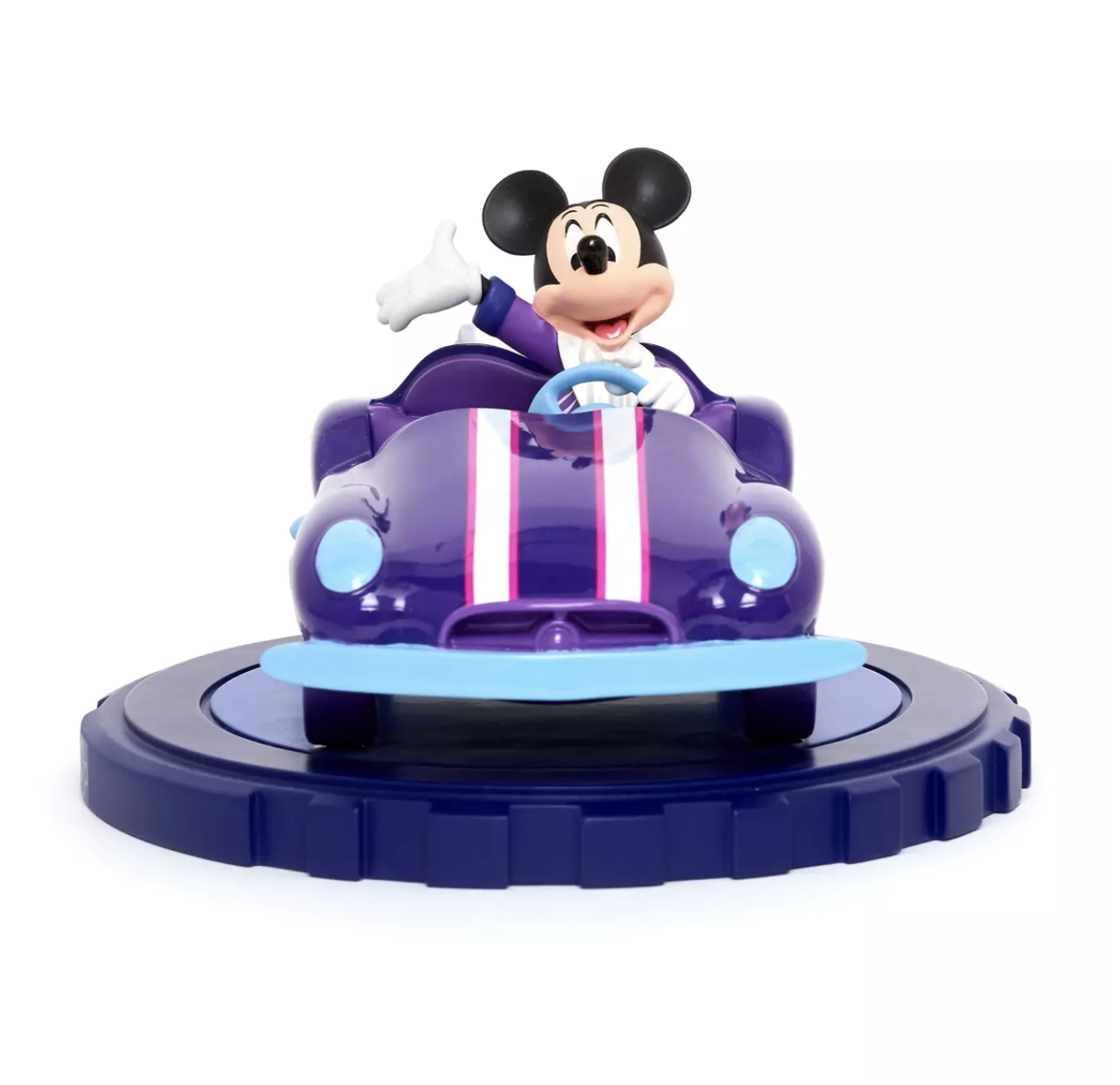 Disney 30th Disneyland Paris Mickey in Racecar Figurine New with