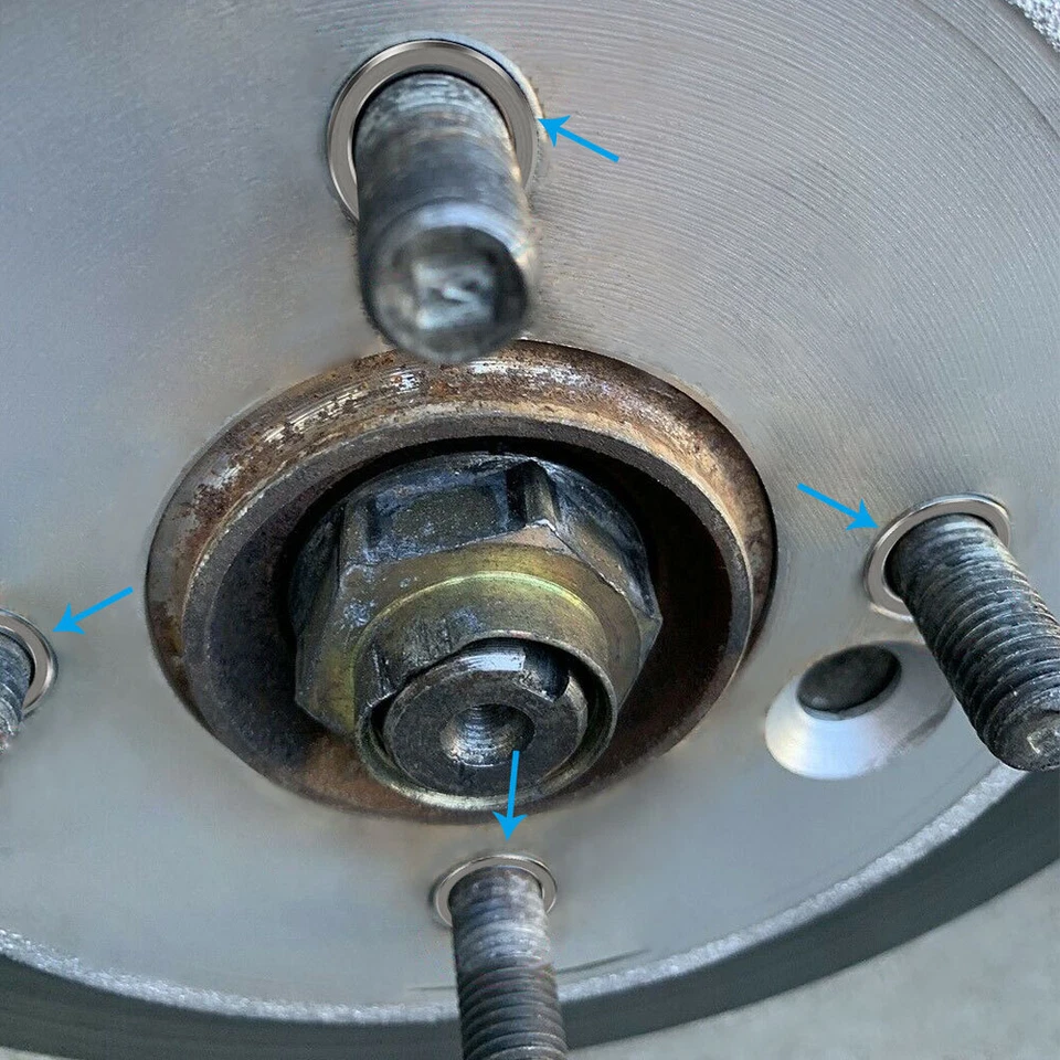 Комплект центральных прокладок прокладок для тормозных роторов Mini Cooper нержавеющая сталь - Изображение 2 из 4