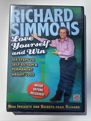 Richard Simmons DVD Love Yourself And Win 6 Steps To Self Esteem Weight Loss NEW