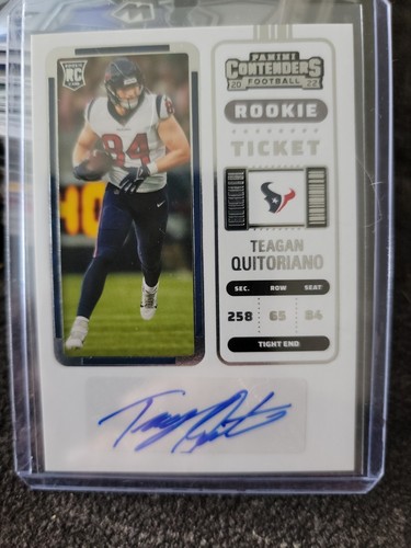 2022 TEAGAN QUITORIANO PANINI CONTENDERS RC ROOKIE TICKET AUTO - 第 1/2 張圖片