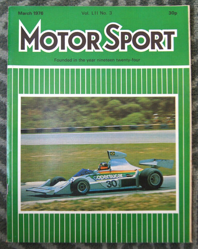 Motor Sport 3/1976 Mercedes 450 SEL W 116, GP Brasilien, Rallye Monte Carlo usw…