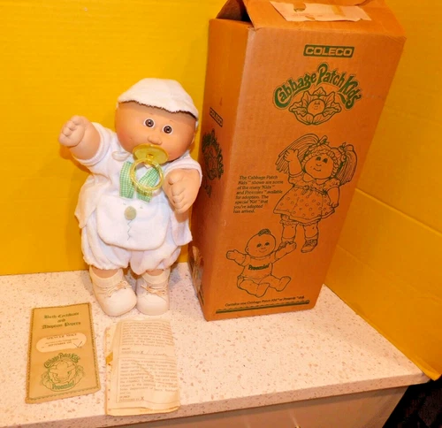 Cabbage Patch New In Box Preemie Doll, Rabbit Outfit, 7/66
