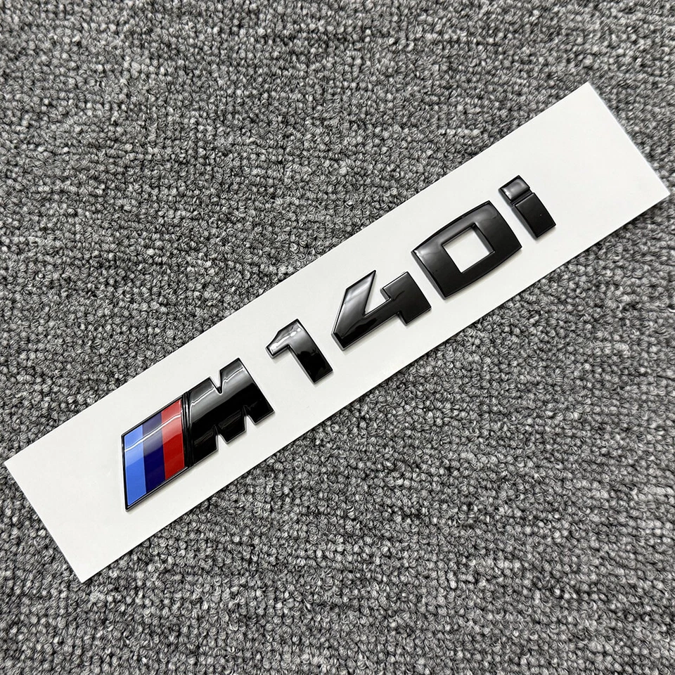 Nuevo emblema de maletero negro brillante M140i para BMW Serie 1 F20 F21 M140i Foto 3 de 4