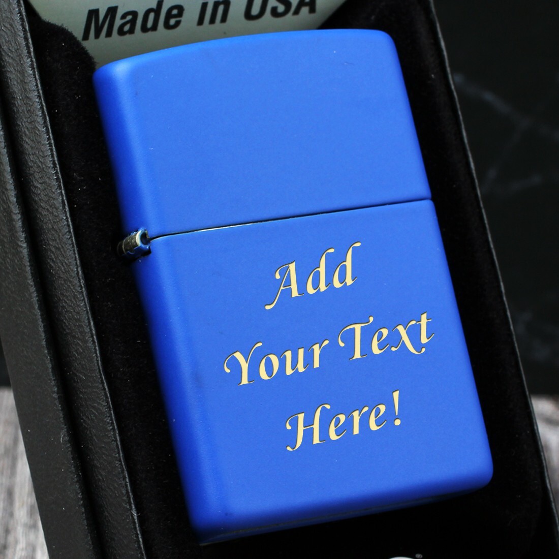 Genuin, Royal Blue Gift For Men, Custom Name