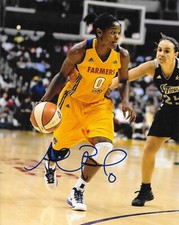 Alana Beard signed LA Los Angeles Sparks 8x10 photo autographed #1