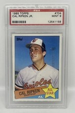 CAL RIPKEN JR. 1985 Topps All Star [#704] - HOF - PSA Mint 9