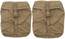 2x NEW USMC Sustainment Pouch Coyote Dump Pouch Field Pack Rucksack Marine Corps