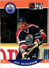 1990-91 Pro Set - Jeff Beukeboom #439 (RC)