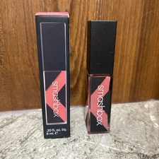 Smashbox Be Legendary Long-Wear Lip Lacquer Lipstick Gloss Pink Social 0.20 oz