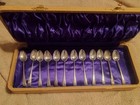 Vintage Set Of 12 Sterling Silver Apostle Spoons In Original Box 129.44g — photo 1