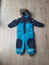 H&M Schneeanzug Overalls Gr. 98 / 104 ~ Jungen Ski-Anzug Einteiler Winter blau