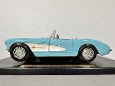 1:18 Scale 1957 Chevrolet Corvette The Classic Collection Yatming Bburago Maisto