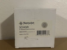 Nantucket Sinks 3" Stainless Steel Grid Drain 3CHGR