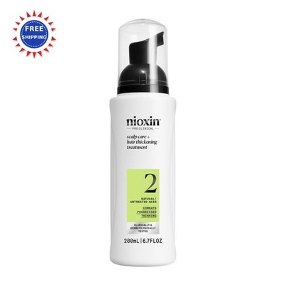 Nioxin System 2 Scalp Care + Hair Thickening Leave In Treatment 6.7 Fl Oz Boost