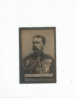 1901 LORD KITCHENER OF KHARTUM G.C.B OGDEN'S GUINEA GOLD CIGARETTES CARD RARE