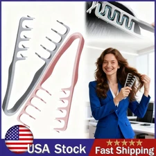 USA Wide Tooth Hair Comb Wide Tooth Comb For Curly Hair Roots Volumizing 