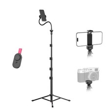 ULANZI 75'' Tall Phone Tripod with Gooseneck Remote, MT13 Overhead Tripod