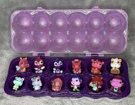 Hatchimals CollEggtibles Tree House Playset 100+ Figures Huge Lot W/storage Case