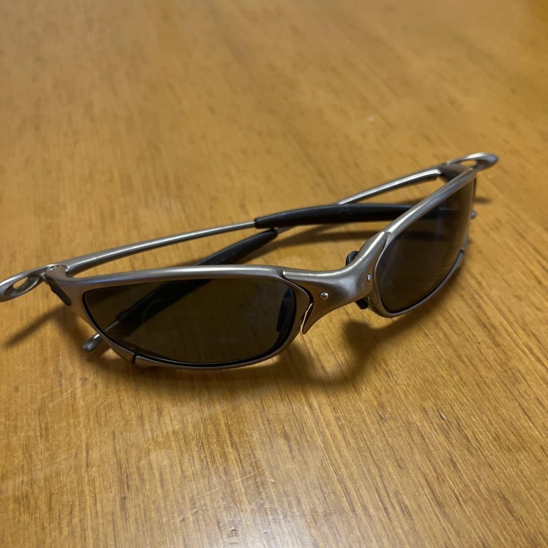 小物 Oakley Juliet 2ndX-L Oakley Juliet 2ndX-METAL Frame Silver Lens Blue With