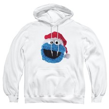 Sesame Street "Cookie Monster Christmas Hat" Pullover Hoodie