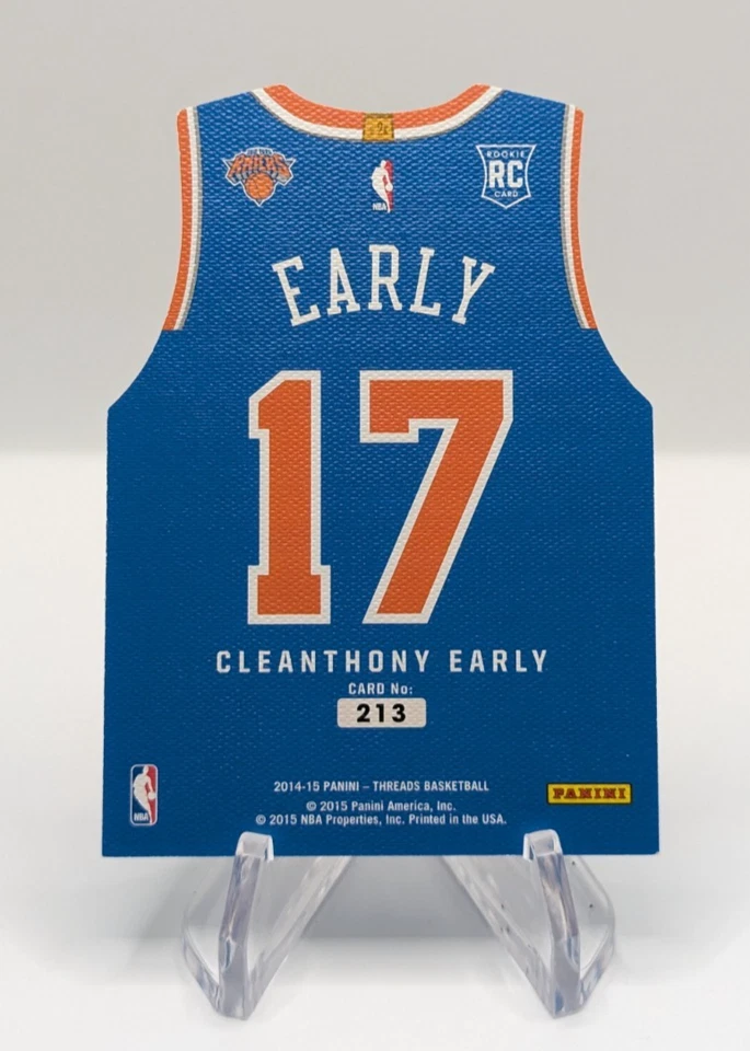 2014-15 Panini Threads Basketball Cleanthony Early RC #45 - Image 2 of 2