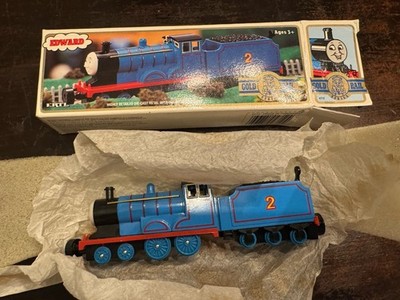 ERTL Thomas The Tank Engine Edward Train Shining Time Station Gold Rail 1993 NEW