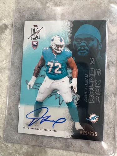 2025 Topps Signature Jonah Savaiinaea Red (RAW)