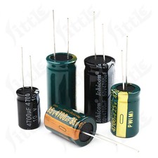 Image of Aluminium Electrolytic Capacitor Radial Polarised 0.1UF To 6800UF 10V To 450V