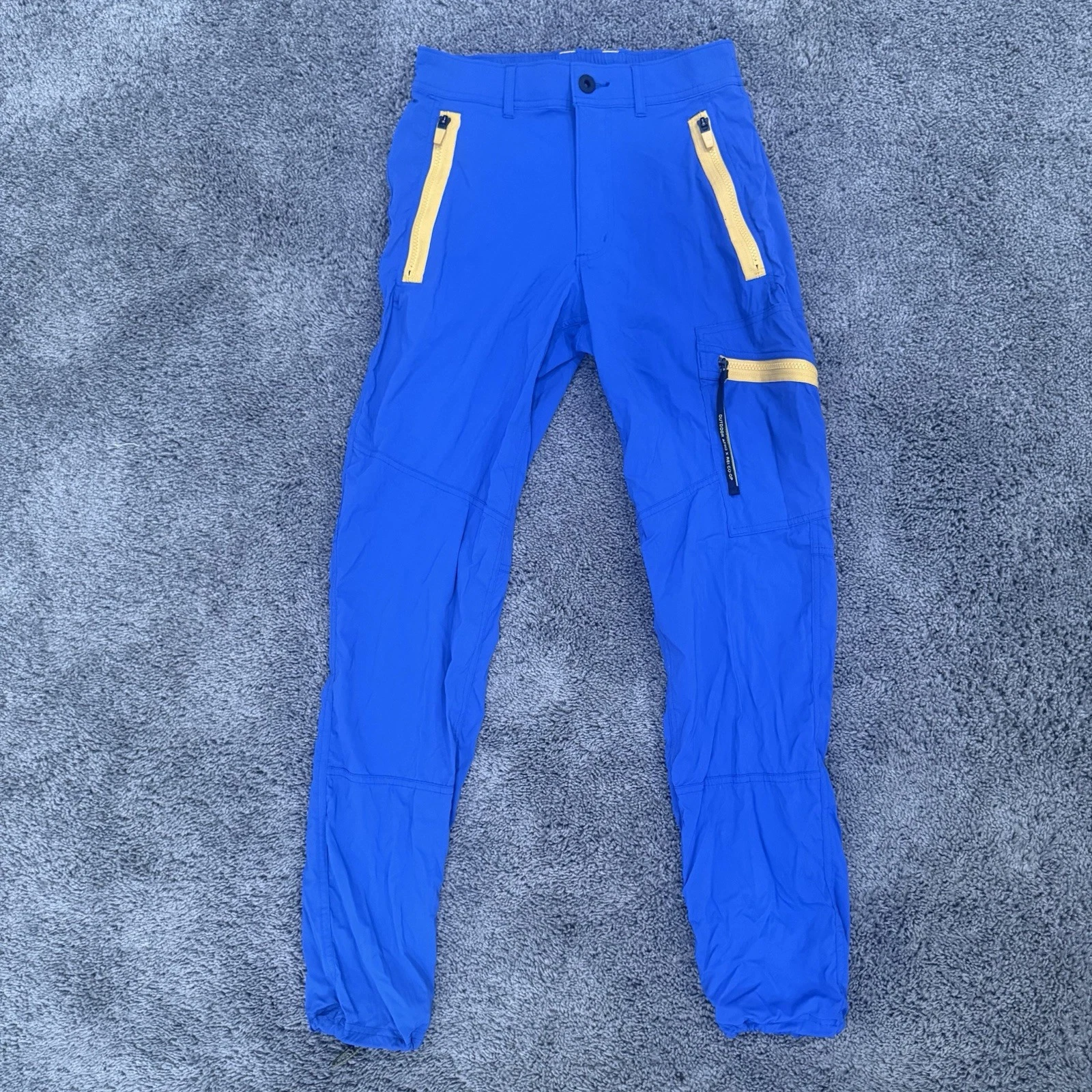 REI Co-Op x Outdoor Afro Trekking Pants Mens 28x32 Performance Ultralight Blue