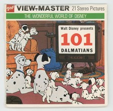 Walt Disney's 101 Dalmatians GAF View-Master Packet B-532 Exc. Cond.