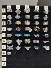 Bomb Party rings size 6 GOLD, ROSE GOLD, RHODIUM AND HEMATITE Plated