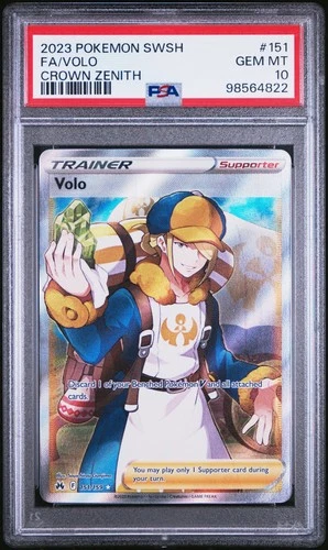 PSA 10 - SWSH Crown Zenith - Volo - 151/159 - Ultra Rare