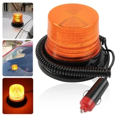 24LED Warning Strobe Amber Flashing Beacon Car Roof Recovery Magnetic Light Bar