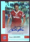 2025-26 Topps FC Bayern Team Set Roland Wohlfarth Auto /25