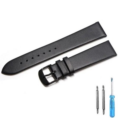 Uhrband schwarz passend für skagen zum Befestigen mit Schraube 16 18 20 22 24mm