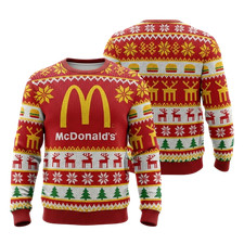 Mcdonalds Logo 2025 Ugly Christmas Sweate