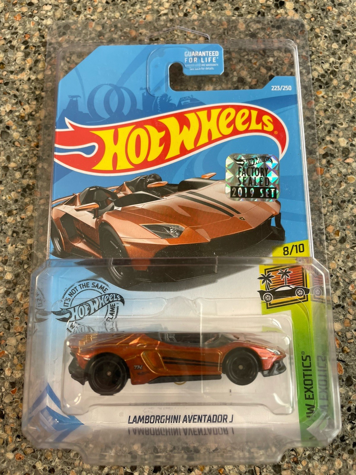 2019 Hot Wheels Lamborghini Aventador J Super Treasure Hunt STH RLC Factory Seal