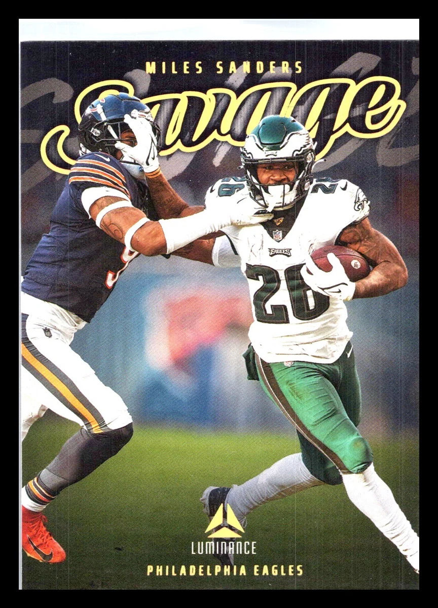 Miles Sanders 2023 Panini Luminance Savage Insert #SAV-8