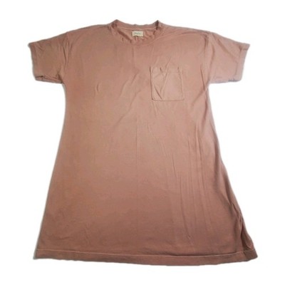 MATE the Label T-Shirt Men's Size Medium Pink Short Sleeve Organic Cotton Causal