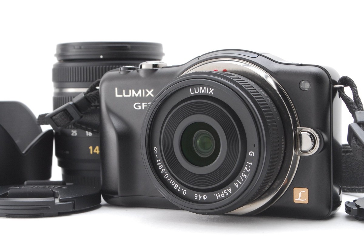 NEAR MINT /w Box】Panasonic LUMIX DMC-GF3 14mm f2.5 14-42mm