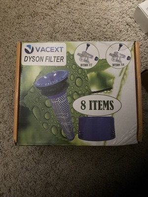 8 Pack Vacuum Filter Replacement Kit for Dyson V7 V8 Animal and V8 Absolute New