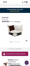 Lorenza Corner Unit - DFS - Cream