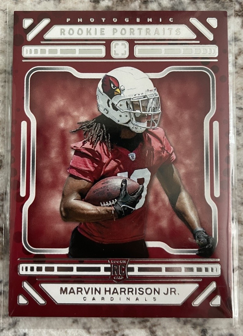 2024 Panini PhotoGenic #199 Marvin Harrison Jr. RC ROOKIE CARDINALS