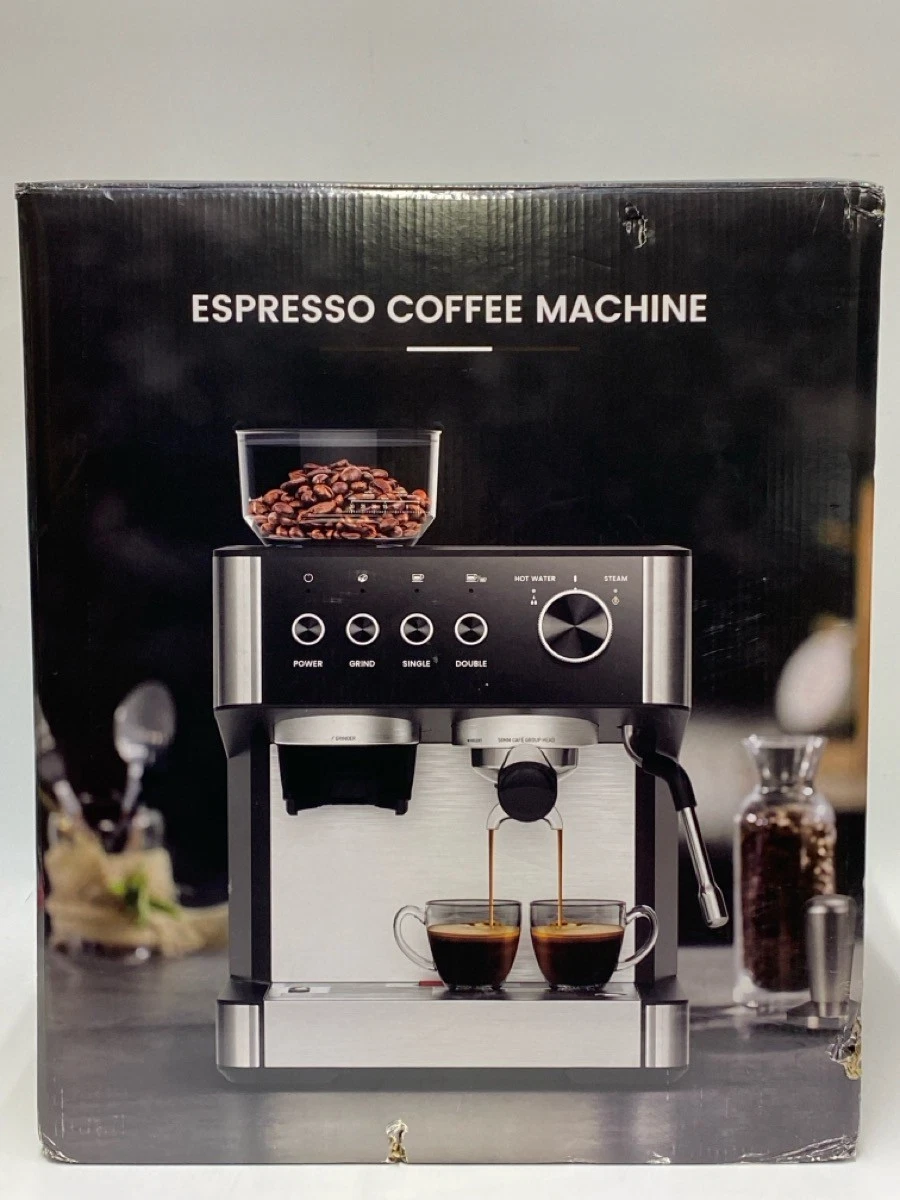 Espresso Machine 15 Bar Espresso-Grinder/Brewer/Frother/CM8031-Black (UD1036817)