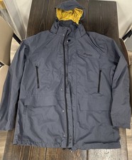 Maier Sports Waterproof Jacket Blue mTEX 10,000 Hooded Jacket Size 54 (XL)