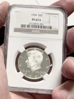 1964 50c JFK Kennedy Half Dollar Proof Coin NGC PF67 * STAR * High Grade