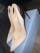 Prada Suede Pumps. Size 38.5 with Box. Mixed Media Cipra Suede