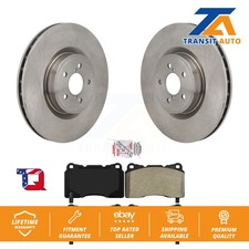 Front Disc Brake Rotors & Semi-Metallic Pad Kit For Subaru BRZ Impreza Toyota 86