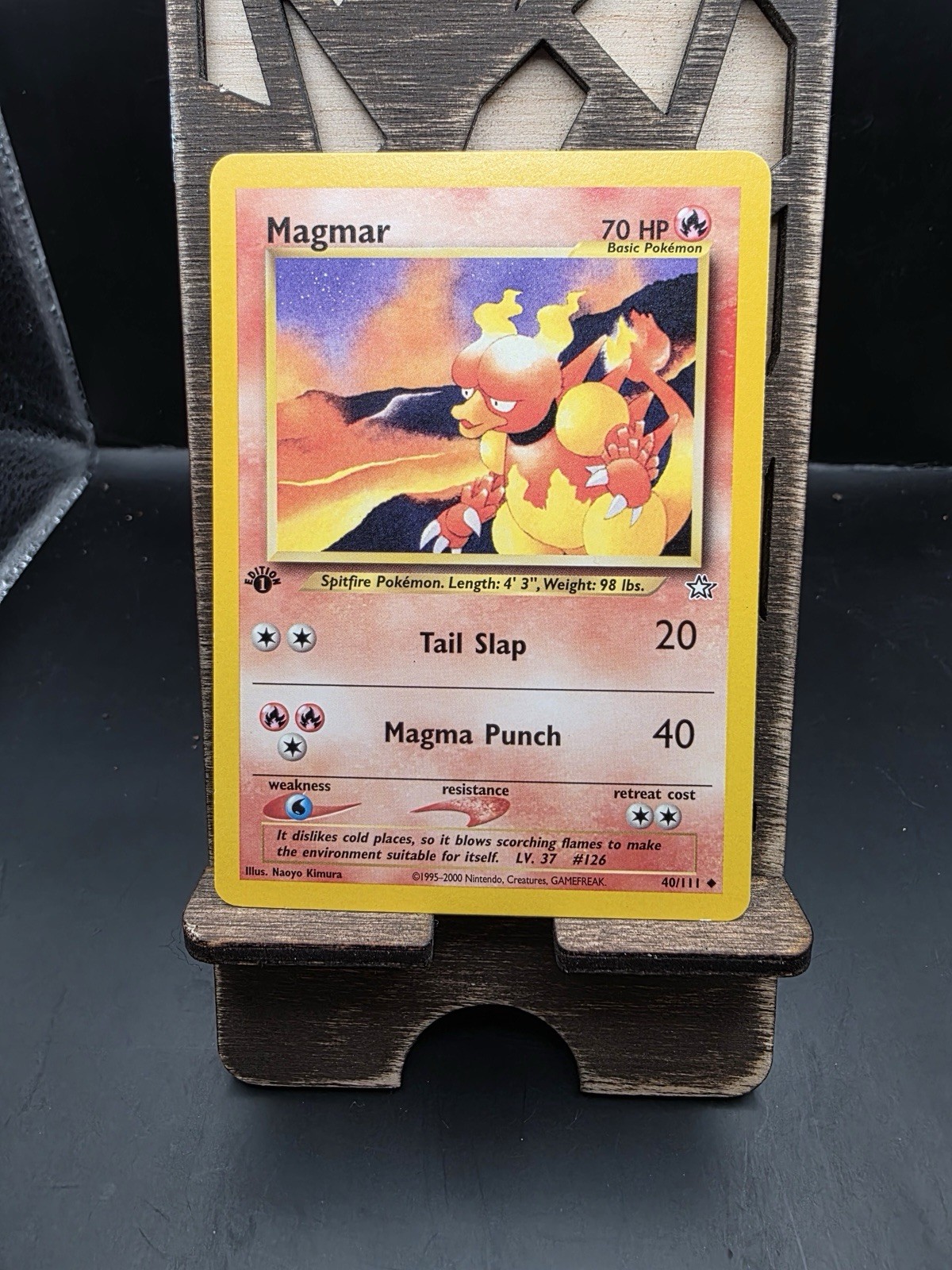 Magmar 40/111 Neo Genesis 1st Edition Near Mint Condition